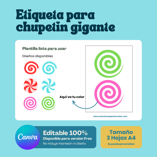 Plantilla: Chupetin Gigante