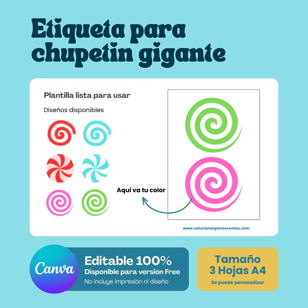 Plantilla: Chupetin Gigante