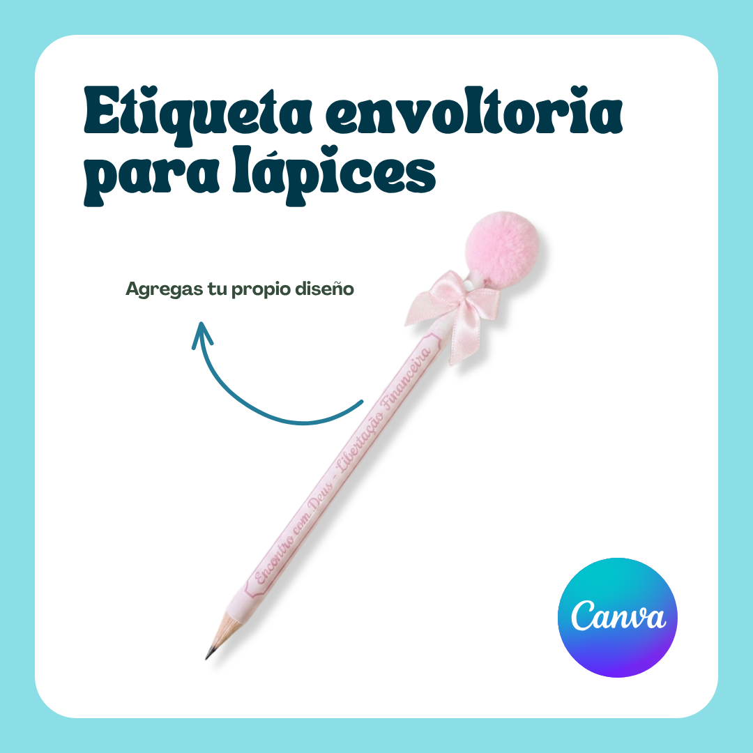 Plantilla: Etiqueta para Lápiz