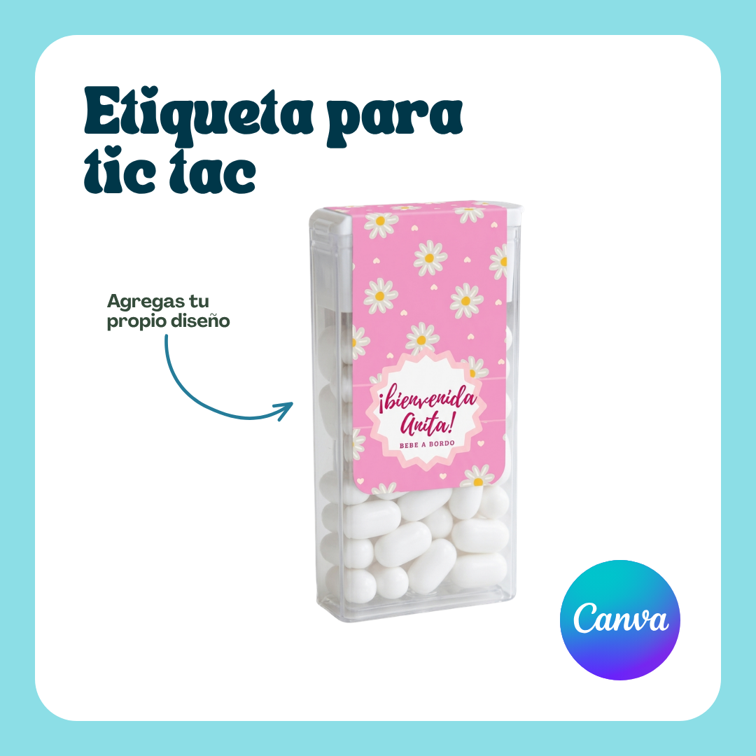 Plantilla: Etiqueta Tic Tac