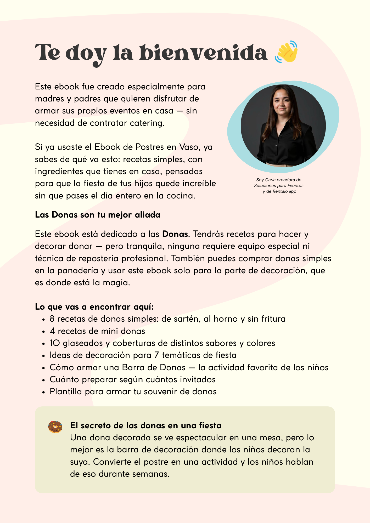 Fiestas en Casa: Donas