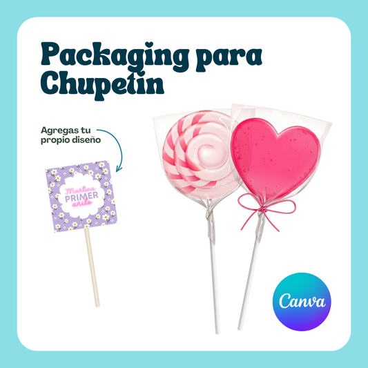 Plantilla: Packaging para Chupetín