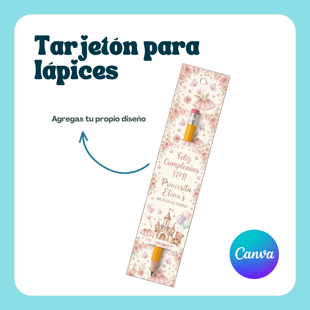 Plantilla: Tarjetón para lapices
